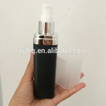 square black lotion bottle plastic lotion bottle for men's cosmetics packaging