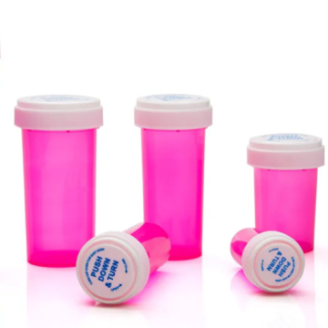 Dram Child Resistant Plastic Flasche - Apotheke Pop -Top -Fläschchen für medizinische Kräuterbehälter und Pillen