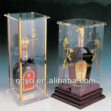 Acrylic bottle display stand /wire wine holder/wine display rack