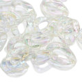 Twist Oval Open Ring Resin Bead Craft Διαφανή αλυσίδα Fit γυναικεία τσάντα Diy αξεσουάρ κορίτσια σκουλαρίκι κολιέ Ευρήματα