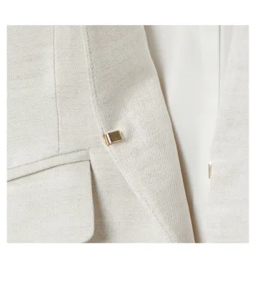Ladies White Linen Blazer