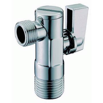 Válvula angular de água de duas vias para torneira de banheiro