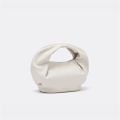 Fashionable White Leather Coin Purse Crossbody Handbag