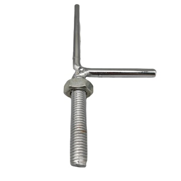 L-Shaped Fixture for Automotive Wire Harnesses - Nail Head Wiring Fork M6
