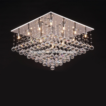 16 Light Interior lighting conical crystal ceiling lamp X3019B-16