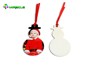 High Quality MDF Sublimation Christmas ornaments