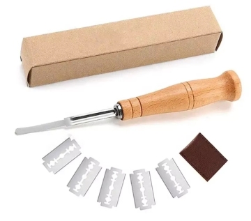 Bread Lame Knife with Wooden Handle
