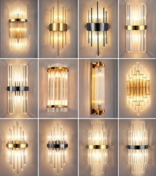 Modern LED Crystal Wall Lamp for Indoor Luxury Home Decor