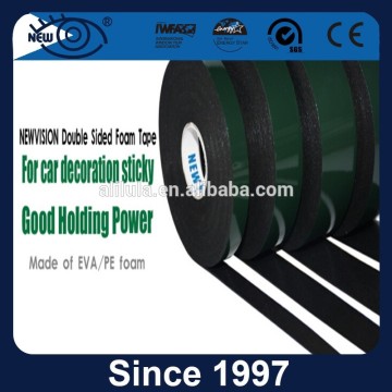 Strong adhesive long lasting size customized PE/EVA double sided foam tape