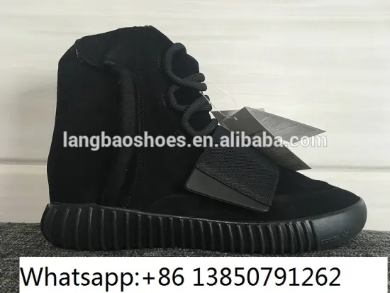 2016 full color high quality leather yeezy 750 boots