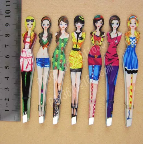 beautiful girl tweezers
