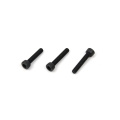 Black Hex Socket Cup Head Screws With Knurled