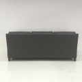 Three person leather sofa