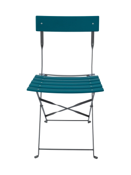 Outdoor Metal Folding Stretched Slat Chair(5Seat & 1Back)