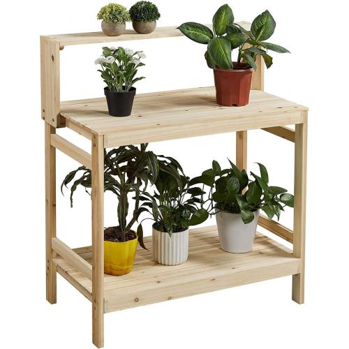 Garden Potting Bench Table Work Station for Patio