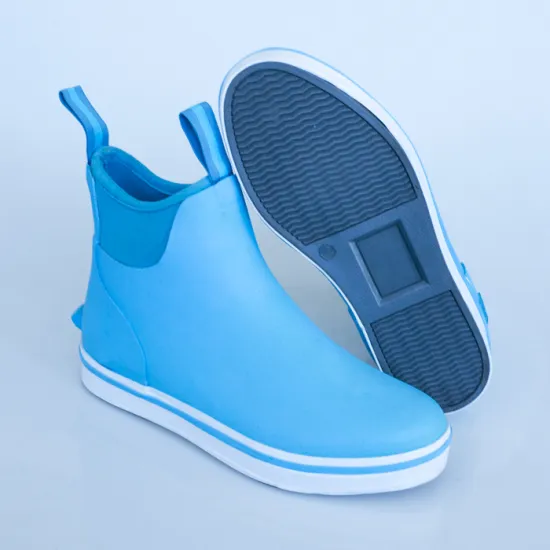 Women's Rubber Deck Boots: Ankle Fishing Boots