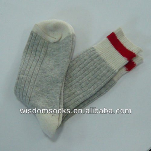 High quality custom logo mid-calf men winter thick work wool socks