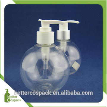 250ml plastic pet hand soap bottle 250ml ball round liquid soap bottle
