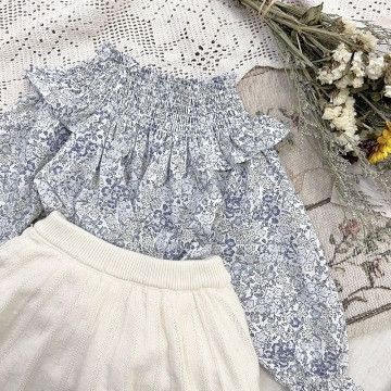 Spring Vintage Floral Baby Baby Girl Long Rleeve