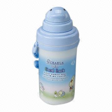 Children's Water Bottle with Straw, 650mL Volume, Made of PP Material, Ideal for Kids Use