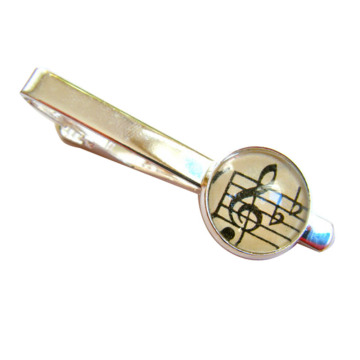 Clef Tie Clip Perfect for Music Lover Gift