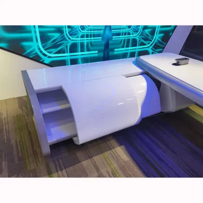 Fly Series Glossy White office desk