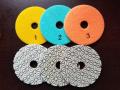 4" 3 SCHRITT DIAMOND POLIEREN PADS 3ER-SET