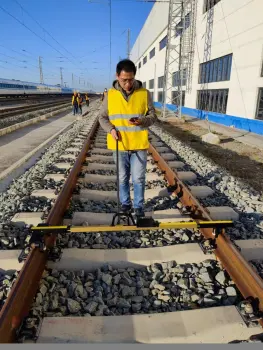 Digital Track Geometry Trolley For Railroad Rolling Track Gauge Measurement