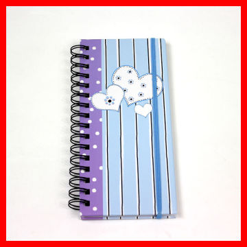 2014!!unique design hard cover spiral notebook