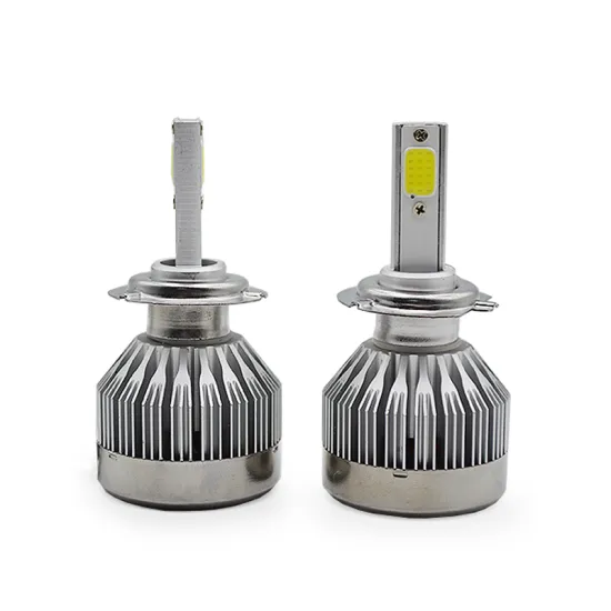 12V H7 LED Car Headlights Kit: 6000K White Light for H4, H1, and H11 Bulbs in Automobile Headlamps
