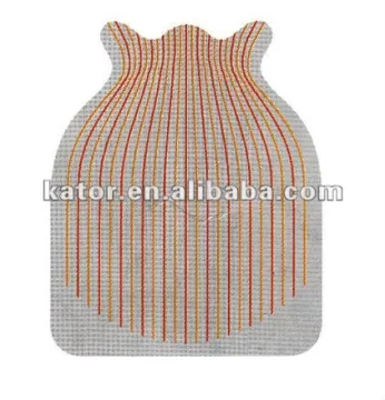 orange strip foldable plastic flower pot