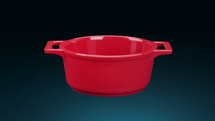 Color Solid Hot Sale Melamine Ear Bowl