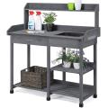 Outdoor Potting Bench Table Potters Garden Work Benches