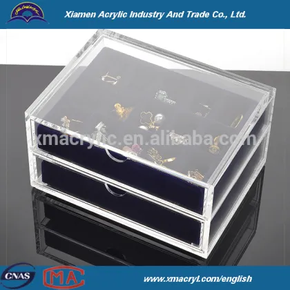Makeup Organizer Cosmetics display storage Acrylic Clear Box