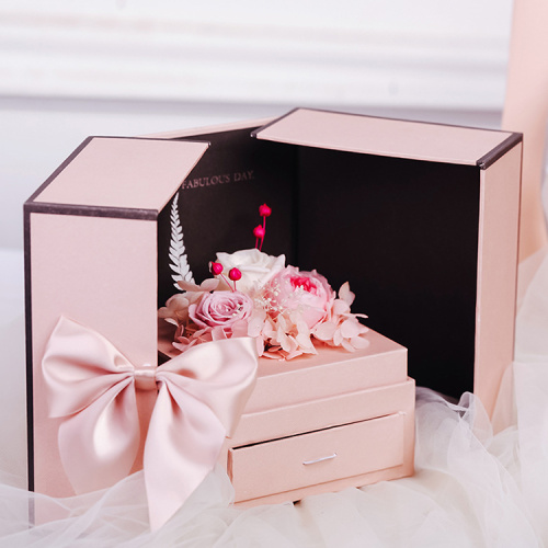 Luxo Preserve Rose Gift Box embalagem para flor