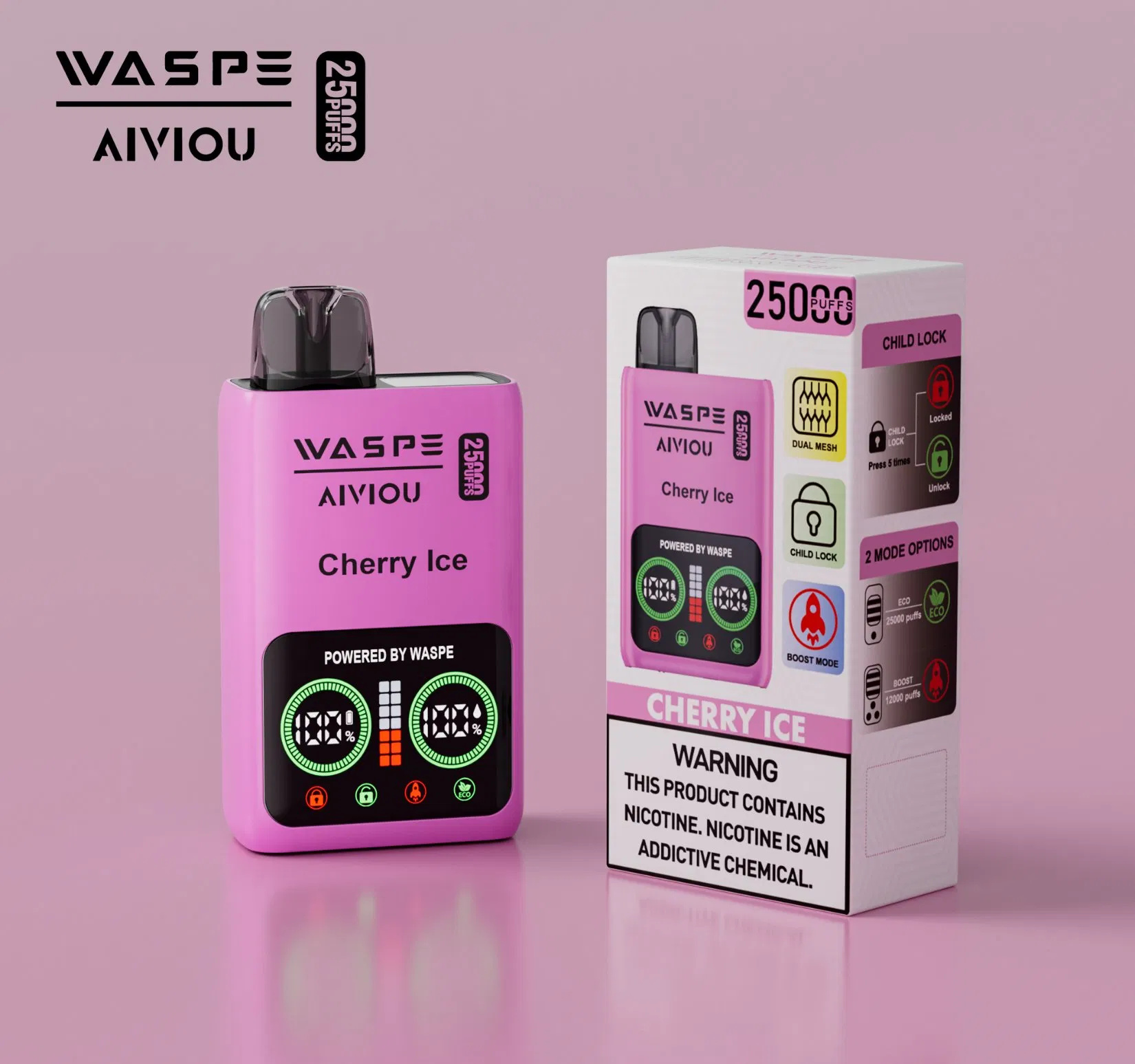 Waspe Aiviou 25k VAPE klaar om groothandel te verzenden