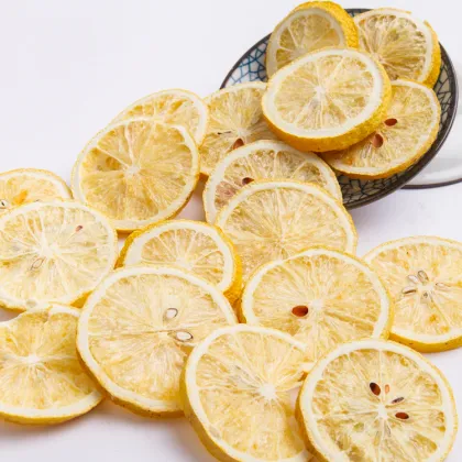 100% Natural No Additive Lemon Tea Freeze Dried Lemon Slices Sugar Free