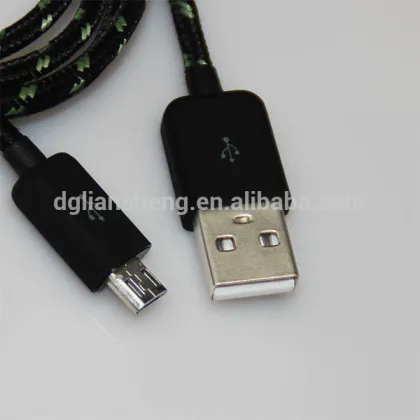 Customize 3M USB Cable, Two Sided USB Cable for Charger Cable Braided