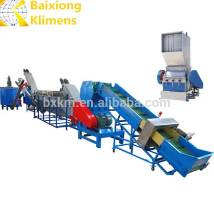 pet bottle scrap recycle line plastic barrel washing crushing machines