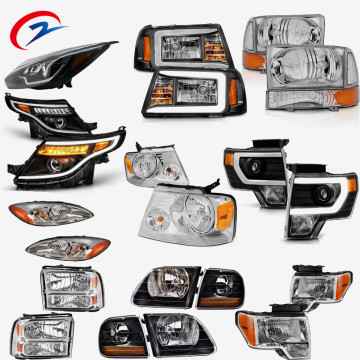 Ford F150 F250 F350 F450 F550 Super Duty Excursion Expedition Focude Explorer T -HID Xenon Halogen LEDのカーヘッドライト