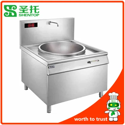 Shentop STCA-I15 High-power Commercial Induction Wok Cooker Induction Wok 15KW Induction Wok Station Induction Wok Burner Stove