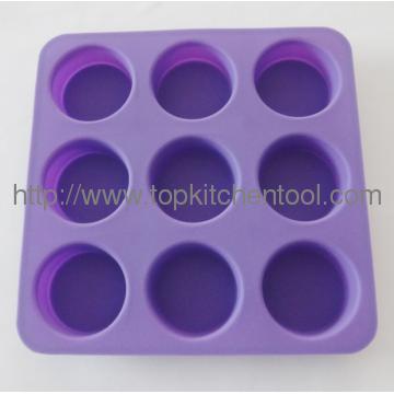 Color circle shape ice cube tray