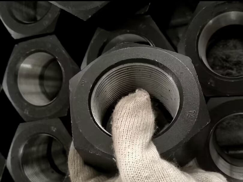 أسود أمريكي أسود شاق A194-7L HEX NUT