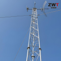 Projeto modular de torre estaiada para estabilidade