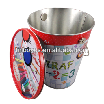 glory tins/tin bucket with removable lid