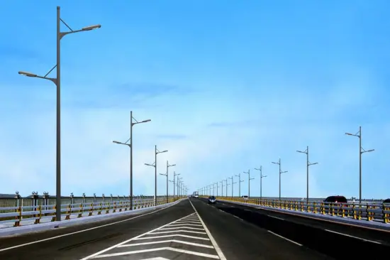 2m Double Bracket Arm Lighting Mast