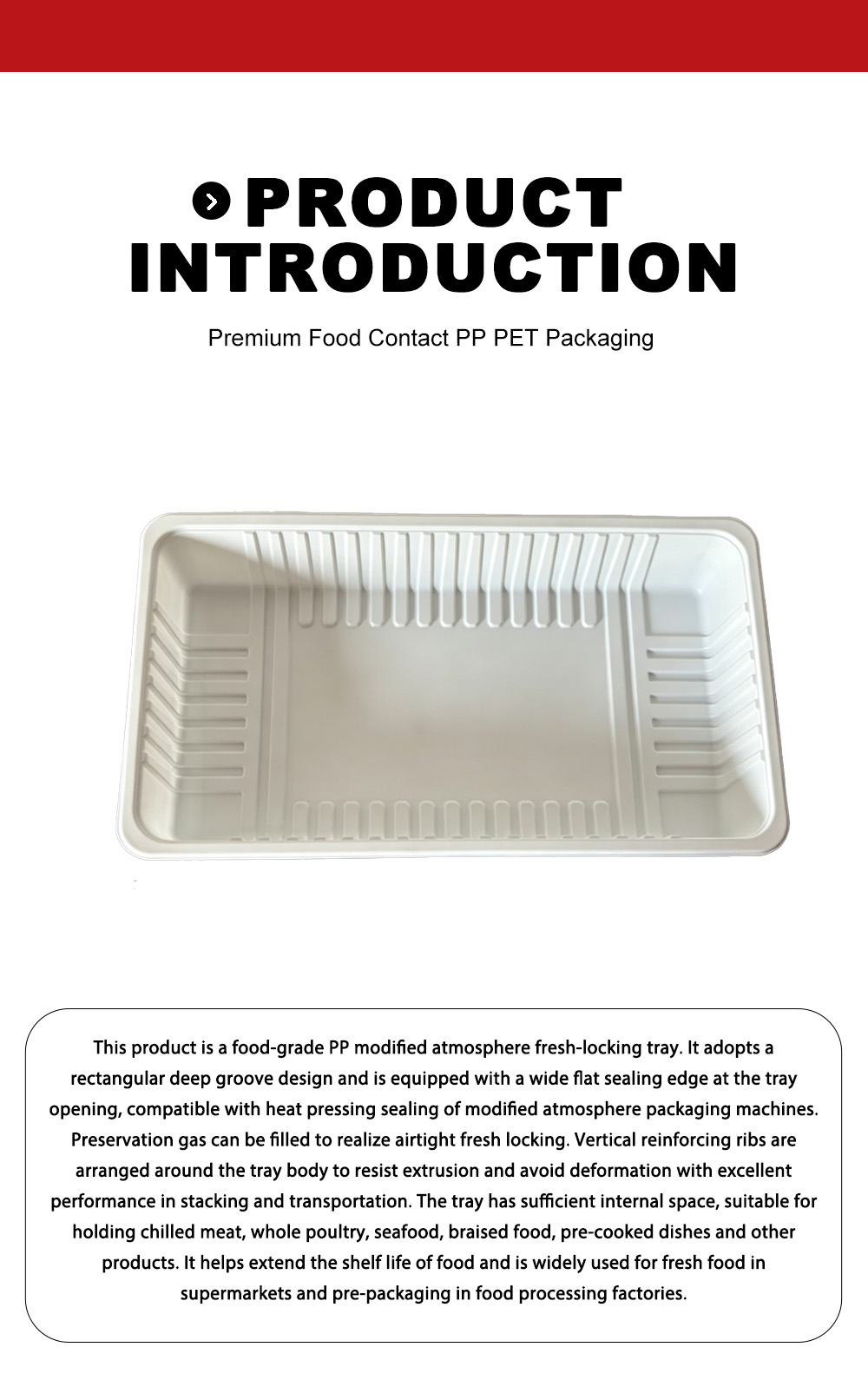 Disposable Plastic Food Tray X