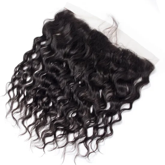 Brazilian Water Wave Natural Color Hair Closure Hair Frontal Factory Price Lace Wigs