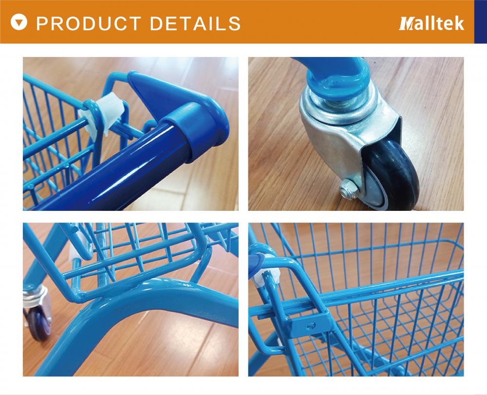 Various Color Children Metal Shopping Trolley