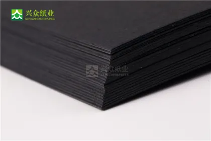 110gsm Black Paperboard Colored Cardboard Paper